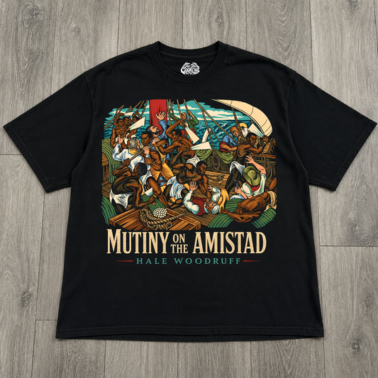 "Amistad Mutiny Hale Woodruff" T-shirt