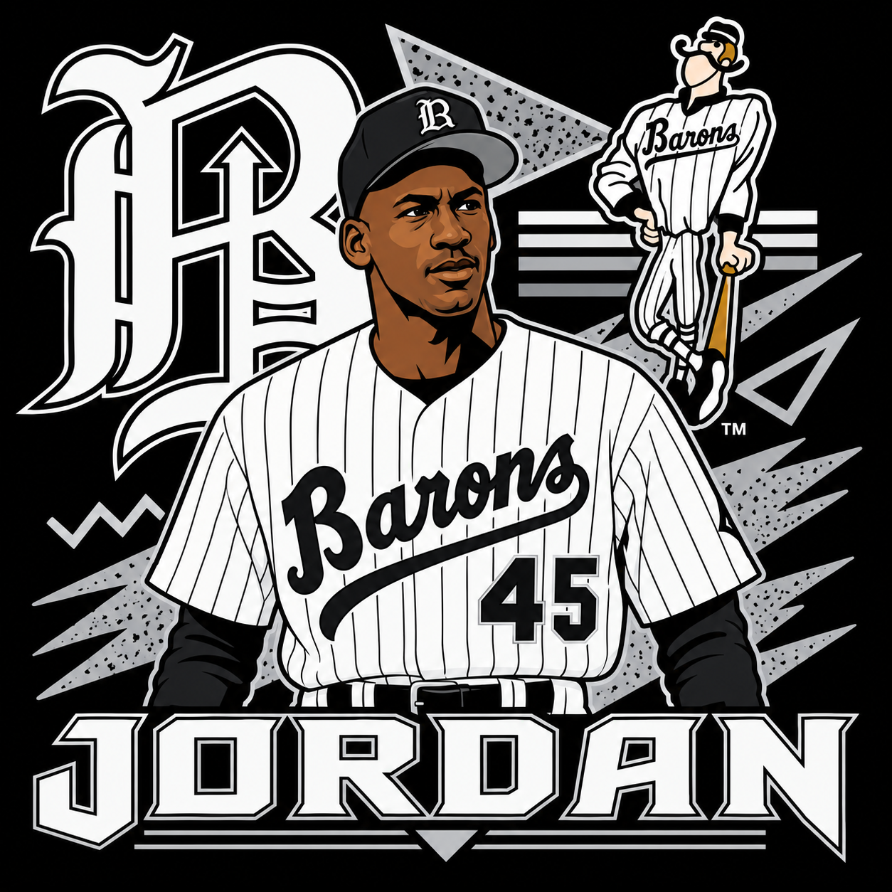 "MJ Baron 45" Crewneck Sweatshirt