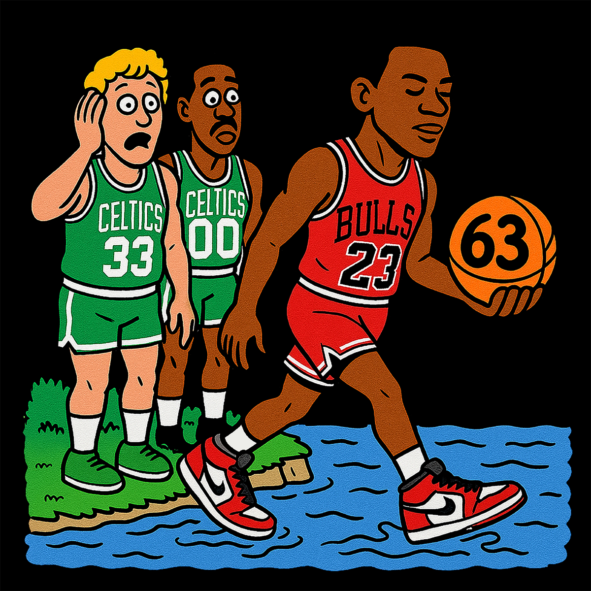 "Jordan Walks on Water" Crewneck Sweatshirt