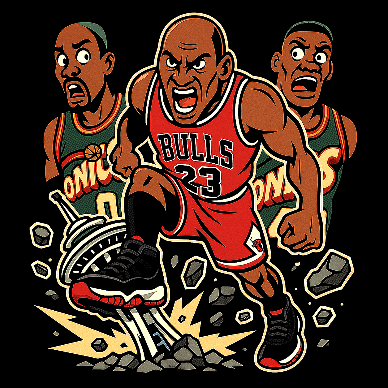 "Jordan Takes Seattle" Crewneck Sweatshirt