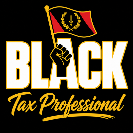 "Black American Tax Professional" T-shirt