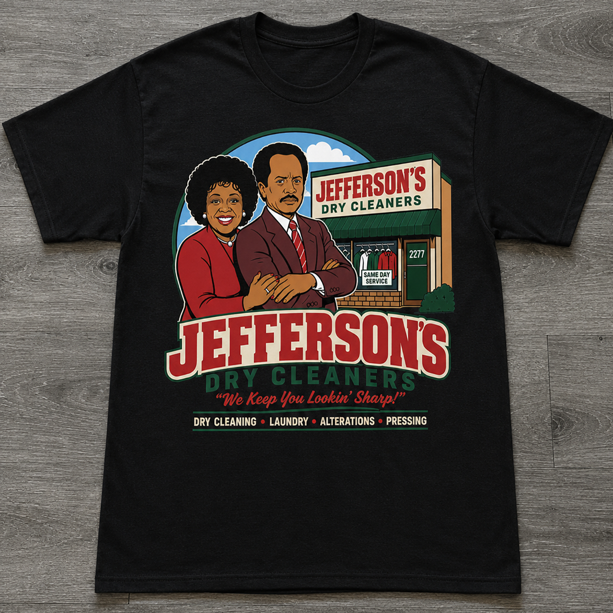 Jefferson's Dry Cleaners T-shirt