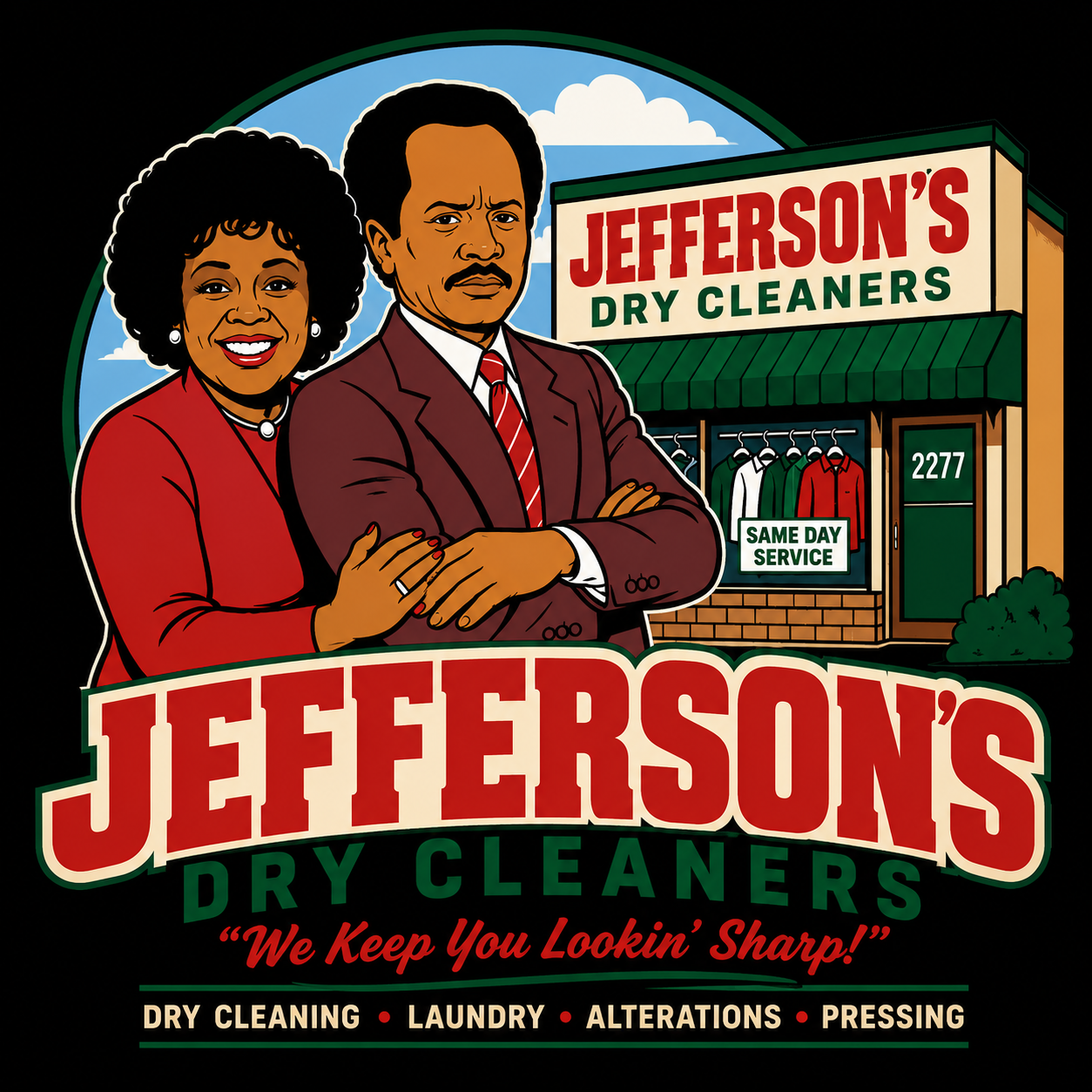 Jefferson's Dry Cleaners T-shirt