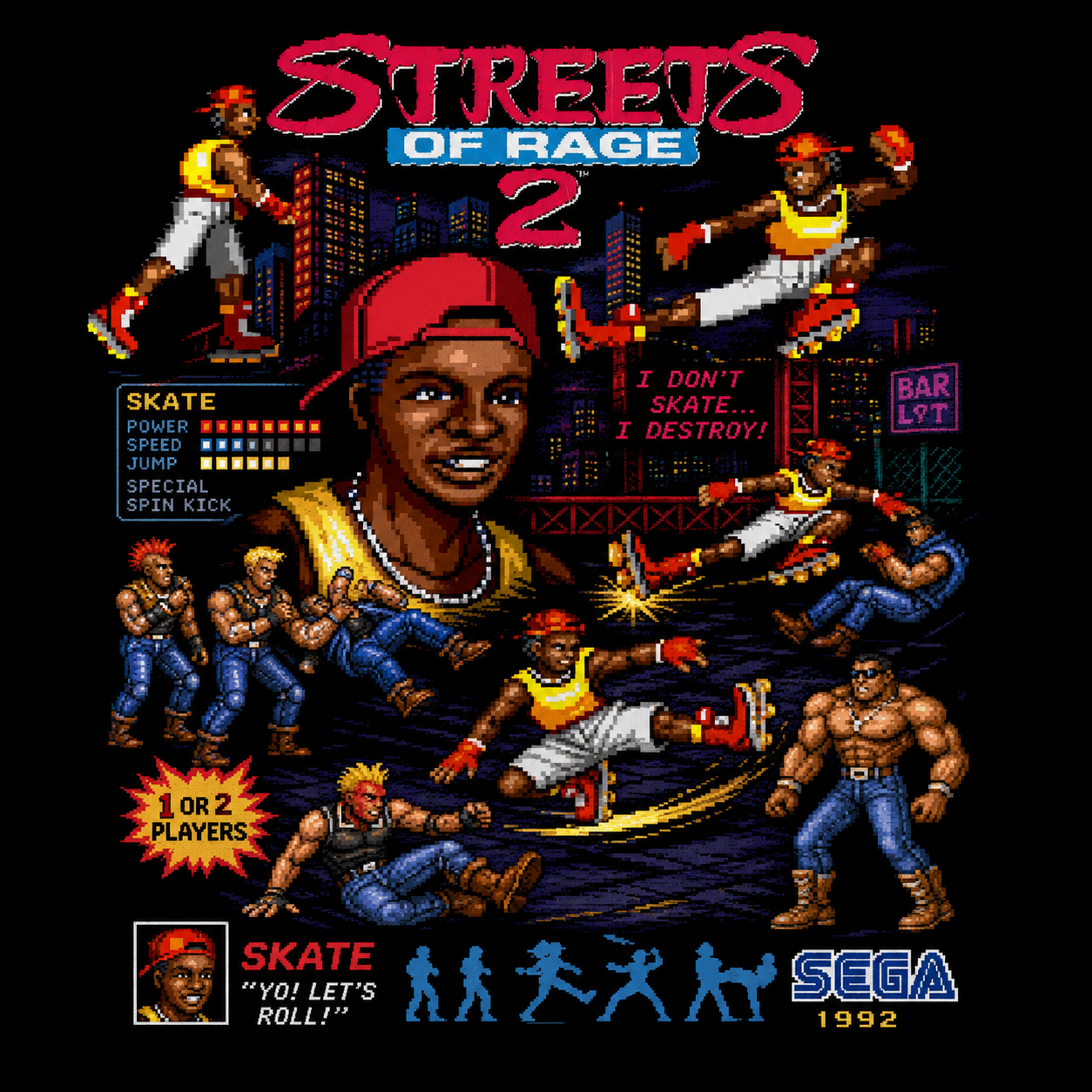 "Skate SOR2" T-shirt