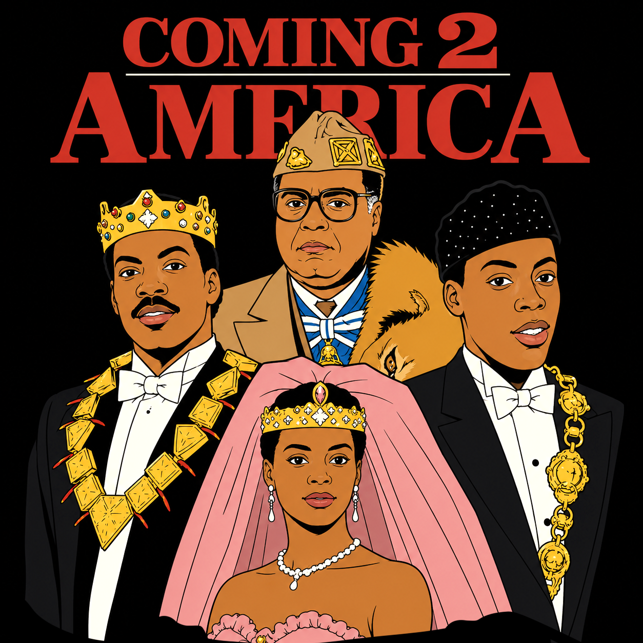 "Coming 2 America" T-shirt