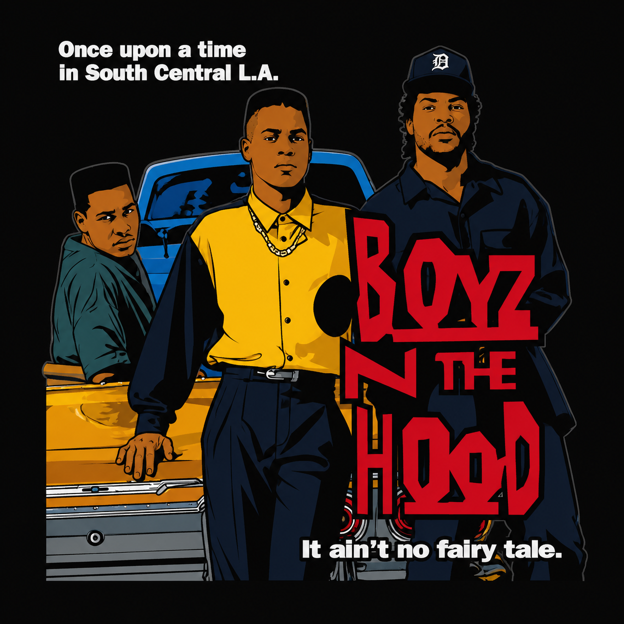 "N THE HOOD" T-shirt