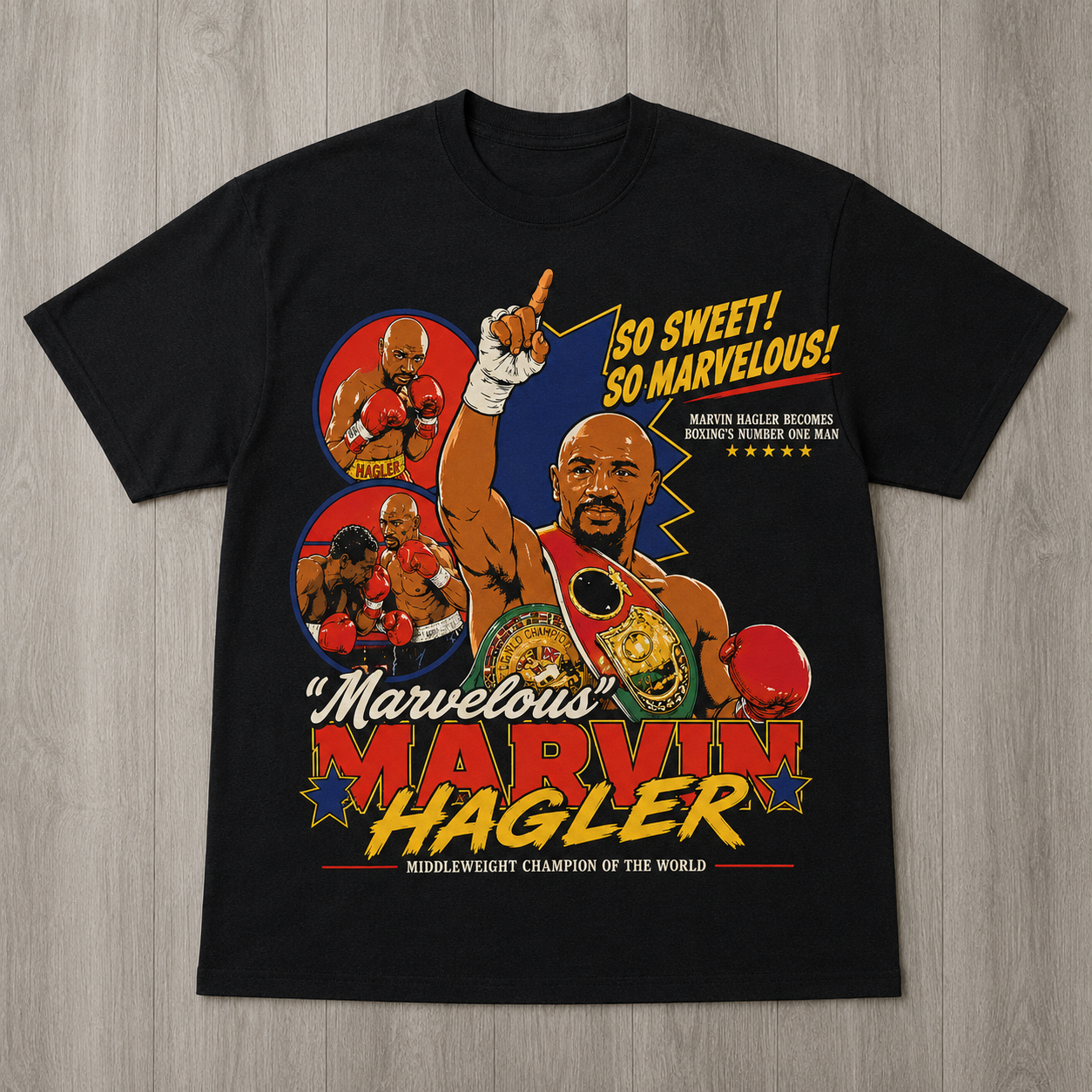 "Marvelous Hagler" T-shirt