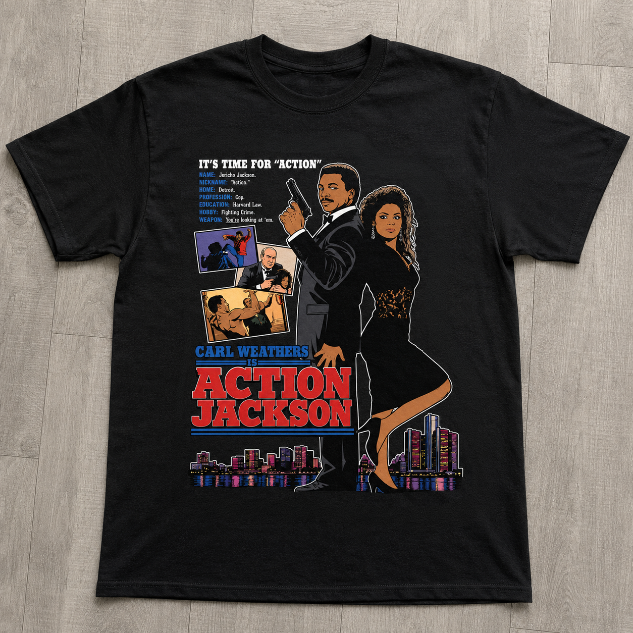 "Action Jackson" T-shirt