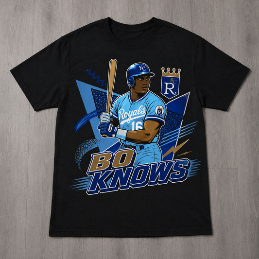 "BO Knows baseball"T-shirt