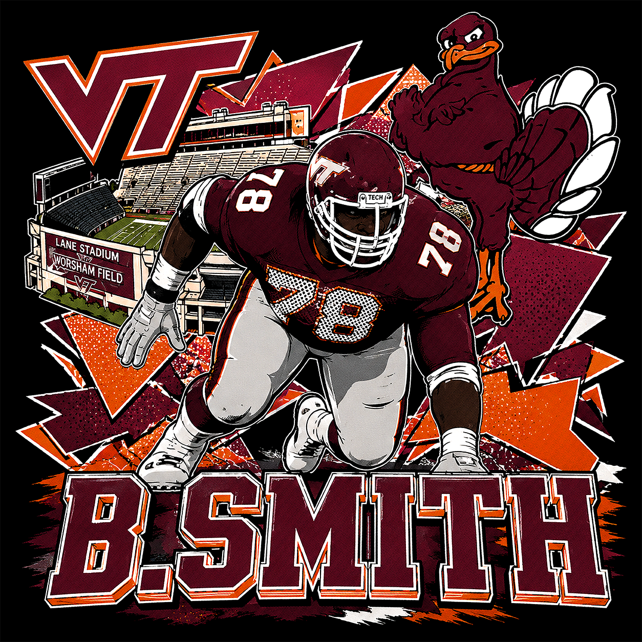 "B.Smith" T-shirt