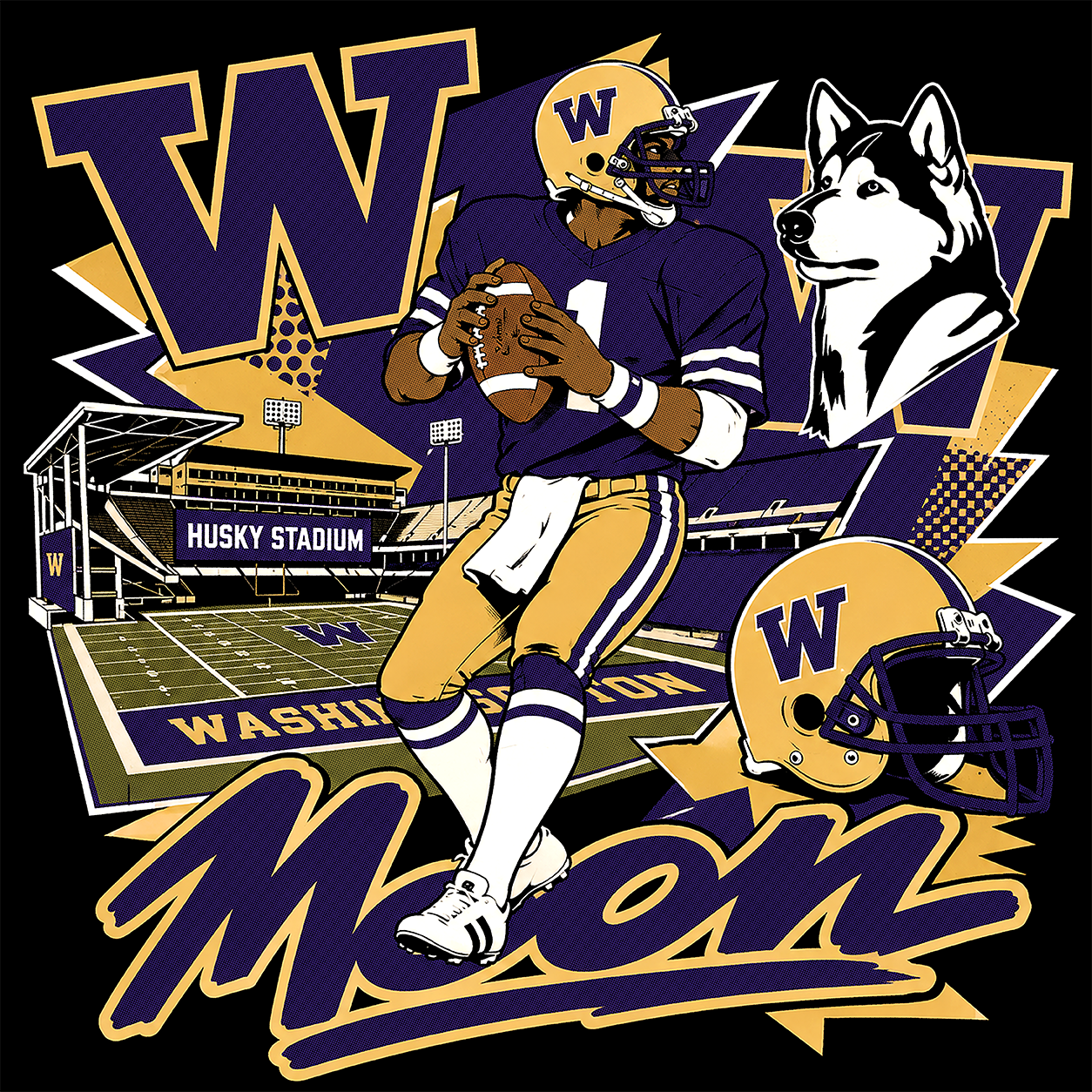 "W.Moon" T-shirt