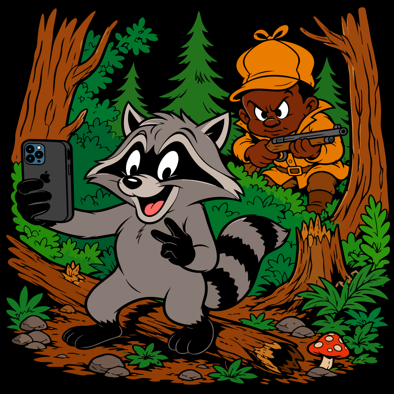 "Coon Hunting" T-shirt