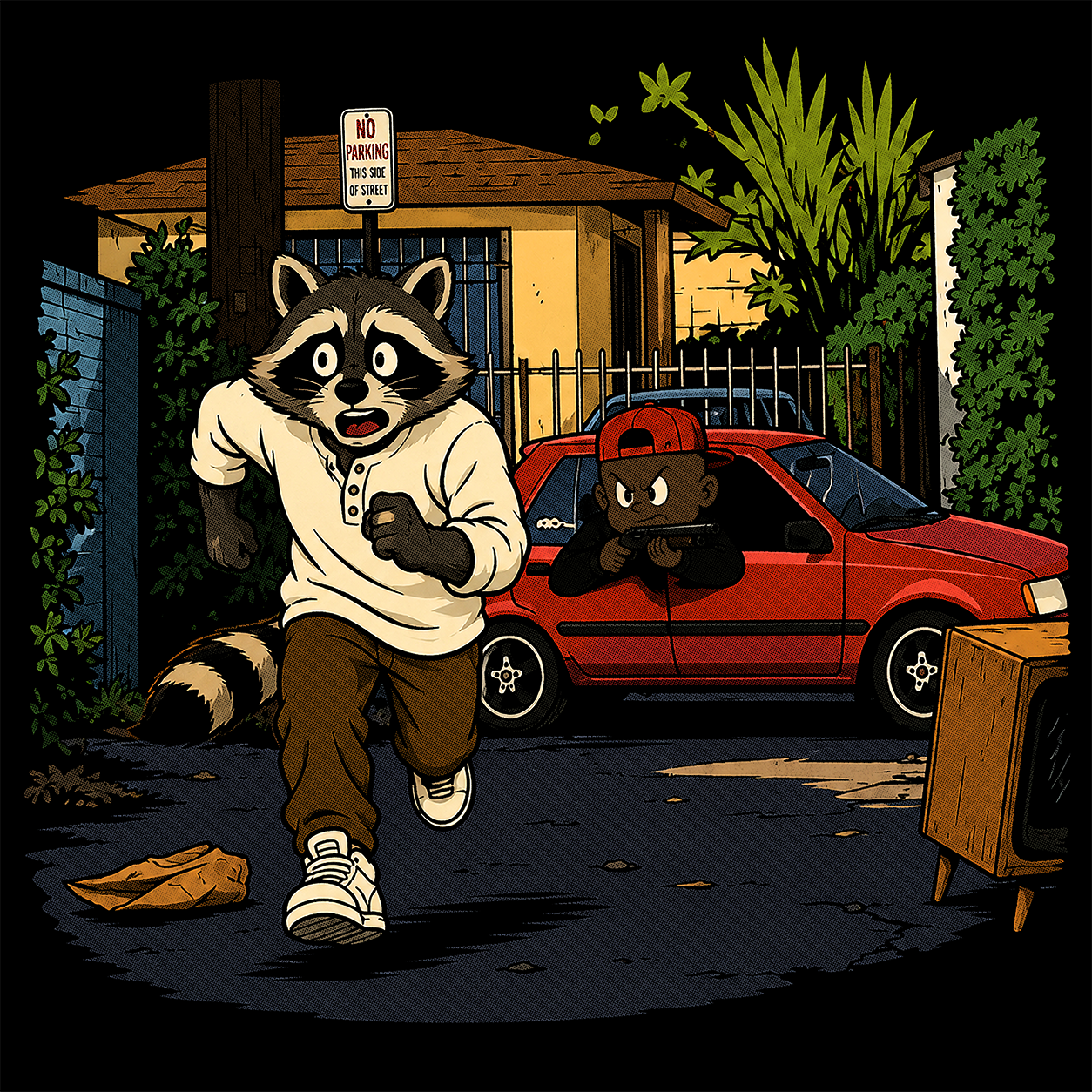 "Runnin Rac" T-shirt