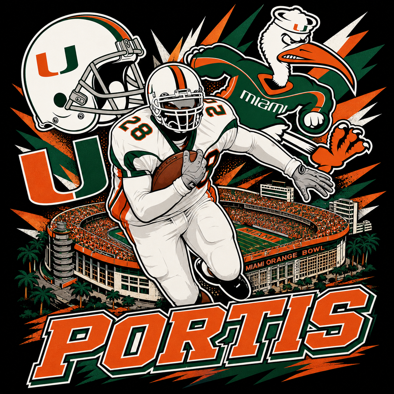 "Portis The U" T-shirt