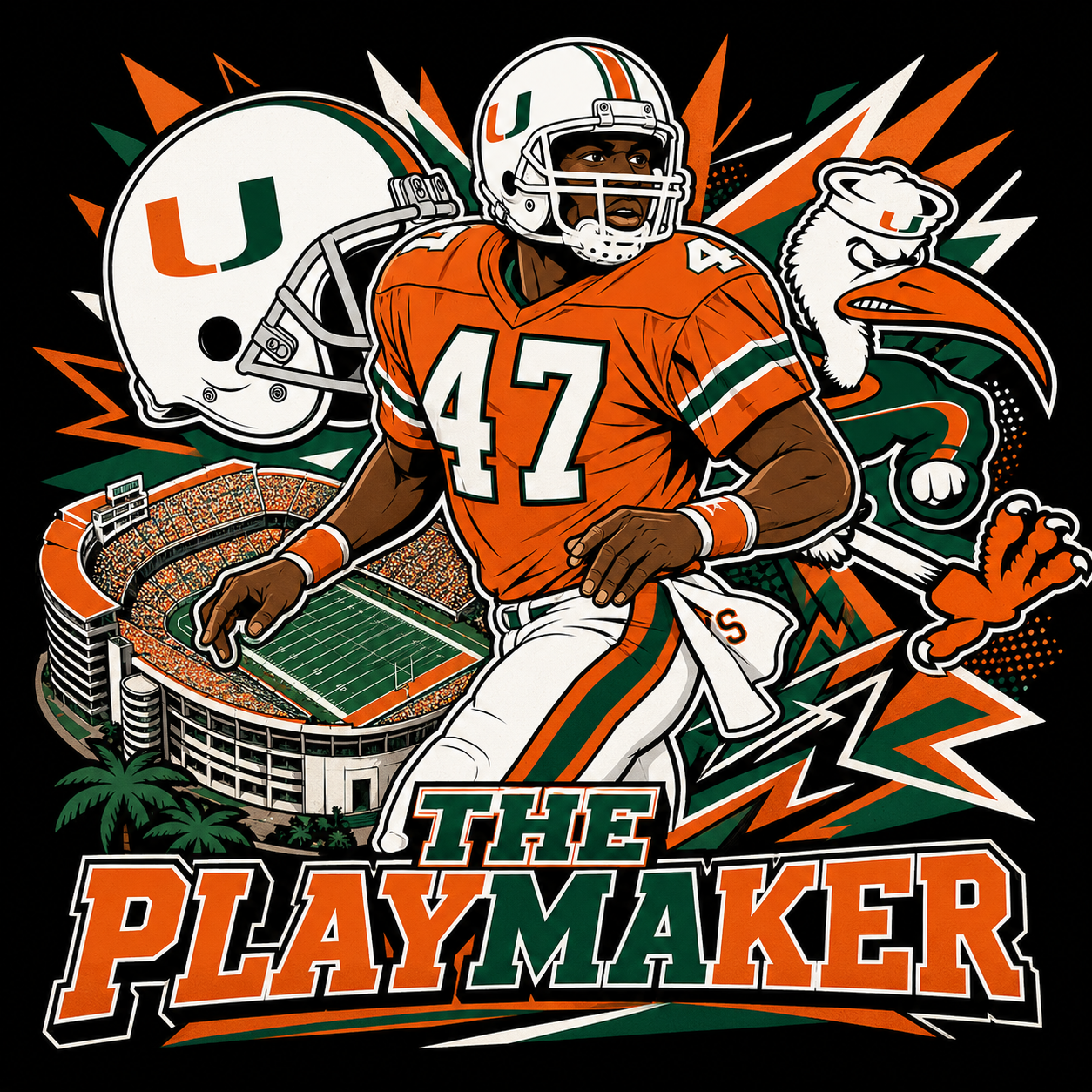 "Playmaker The U" T-shirt