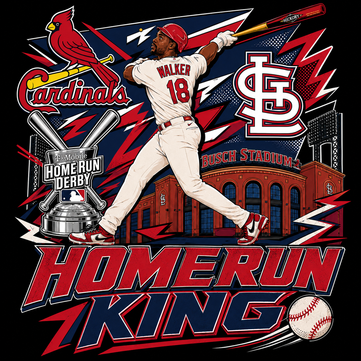 "Paul Walker Homerun King" T-shirt