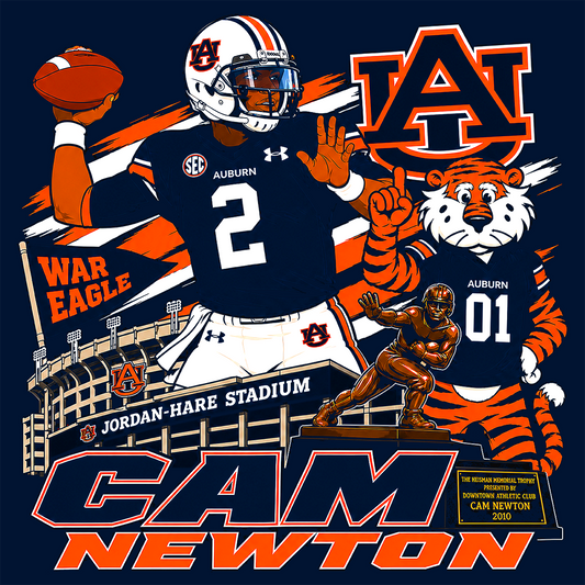 "Newton 00's Heisman Collection" T-shirt