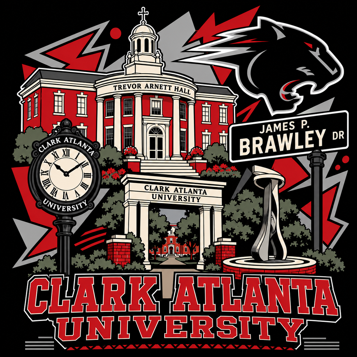 "Clark Atlanta" T-shirt