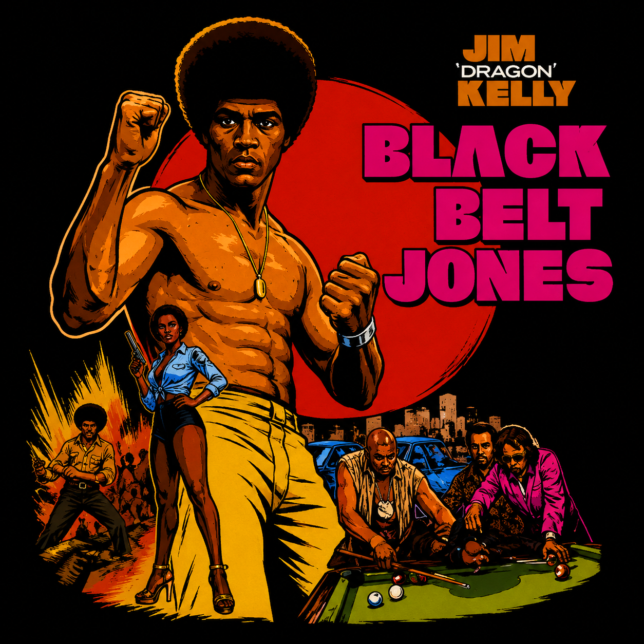 "Black Belt Jones" T-shirt