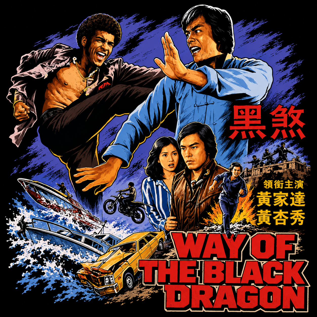 "Way of the Black Dragon" T-shirt