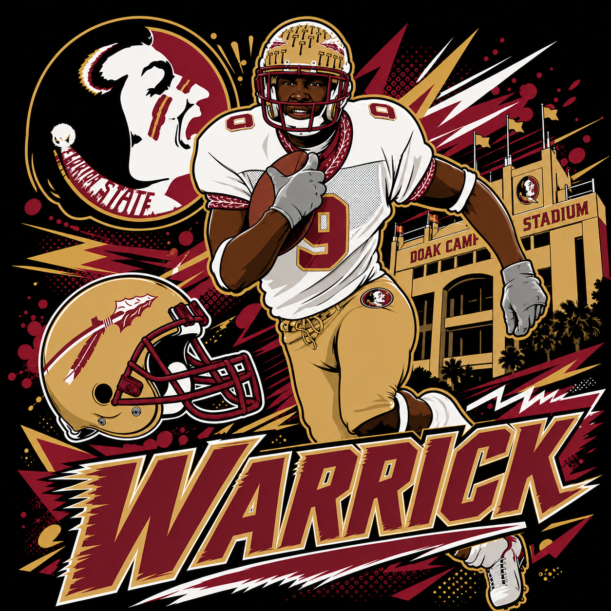 "Warrick FSU" T-shirt