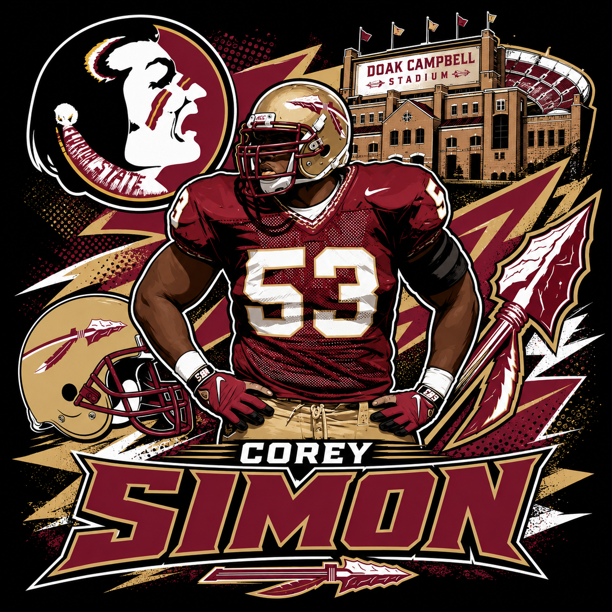 "C.Simon FSU" T-shirt