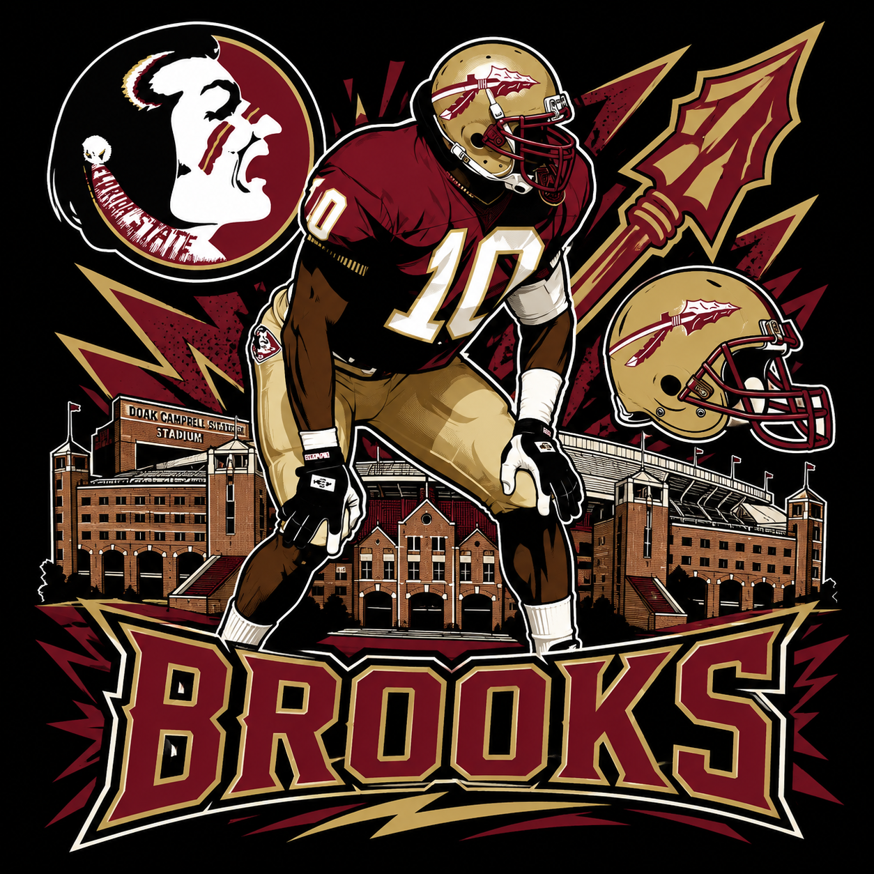 "Brooks FSU" T-shirt