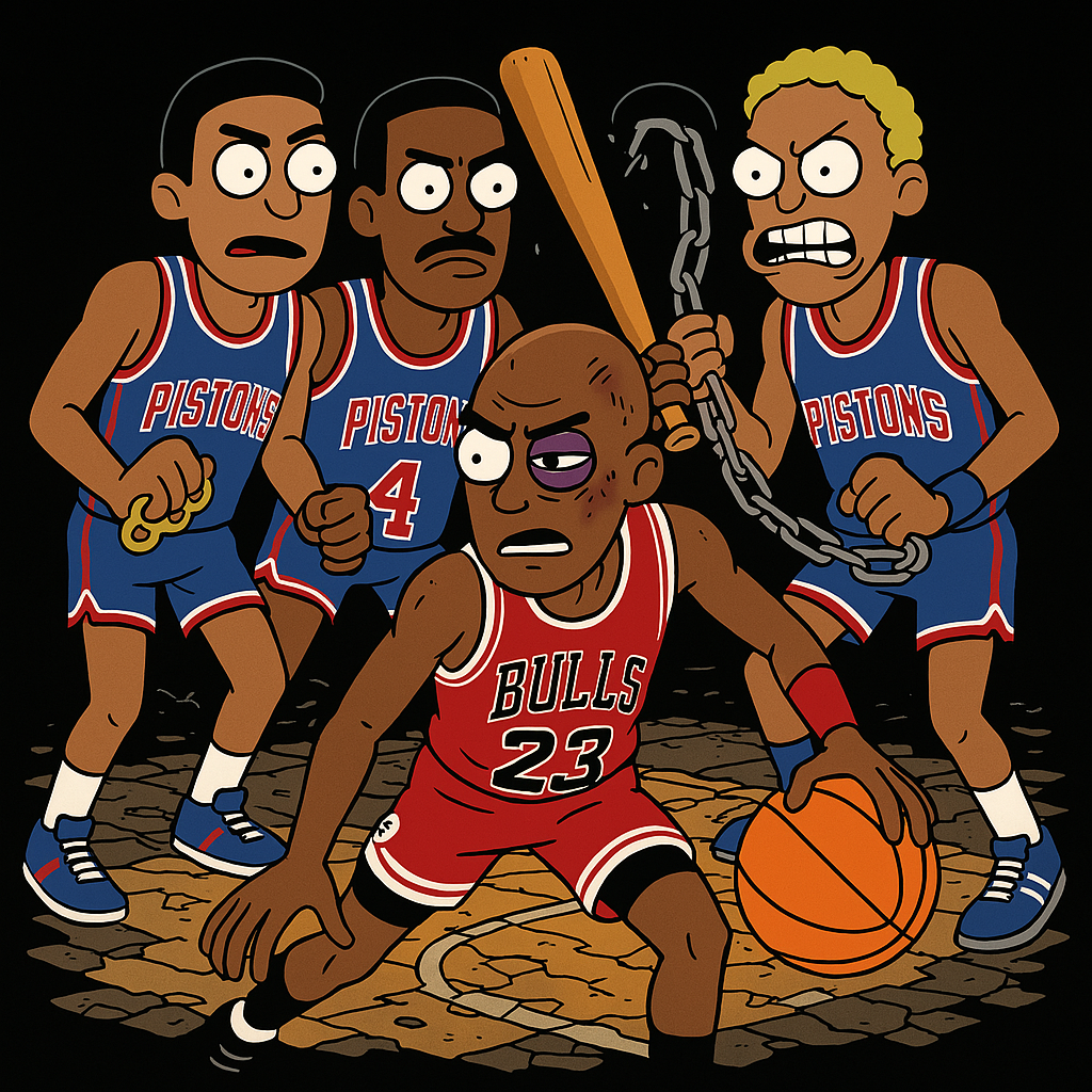 "Jordan vs Detroit" T-shirt