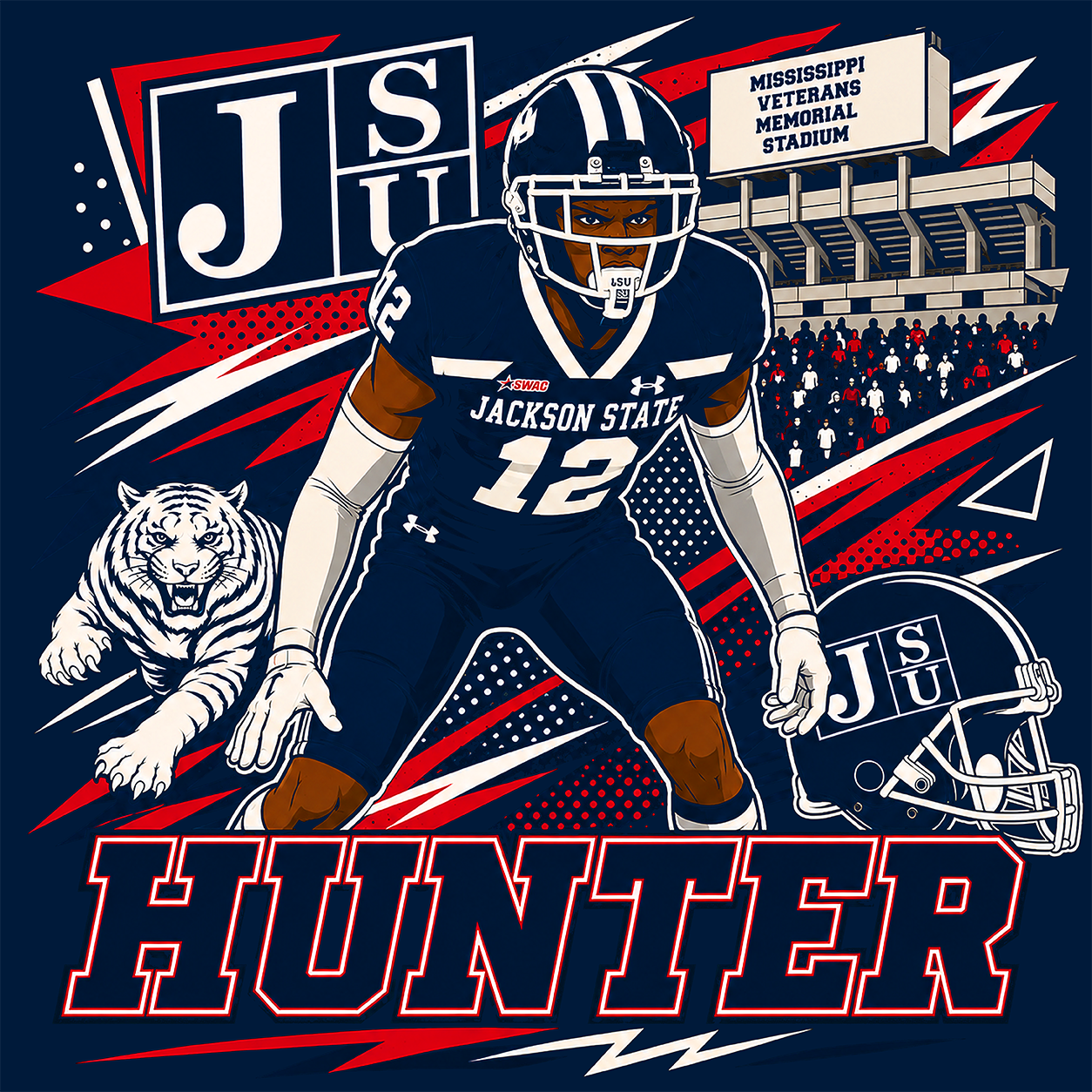 "Hunter JSU" T-shirt