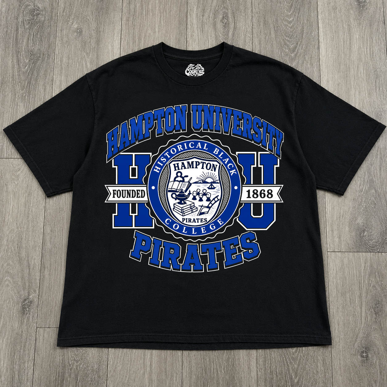 "Hampton U Crest" T-shirt