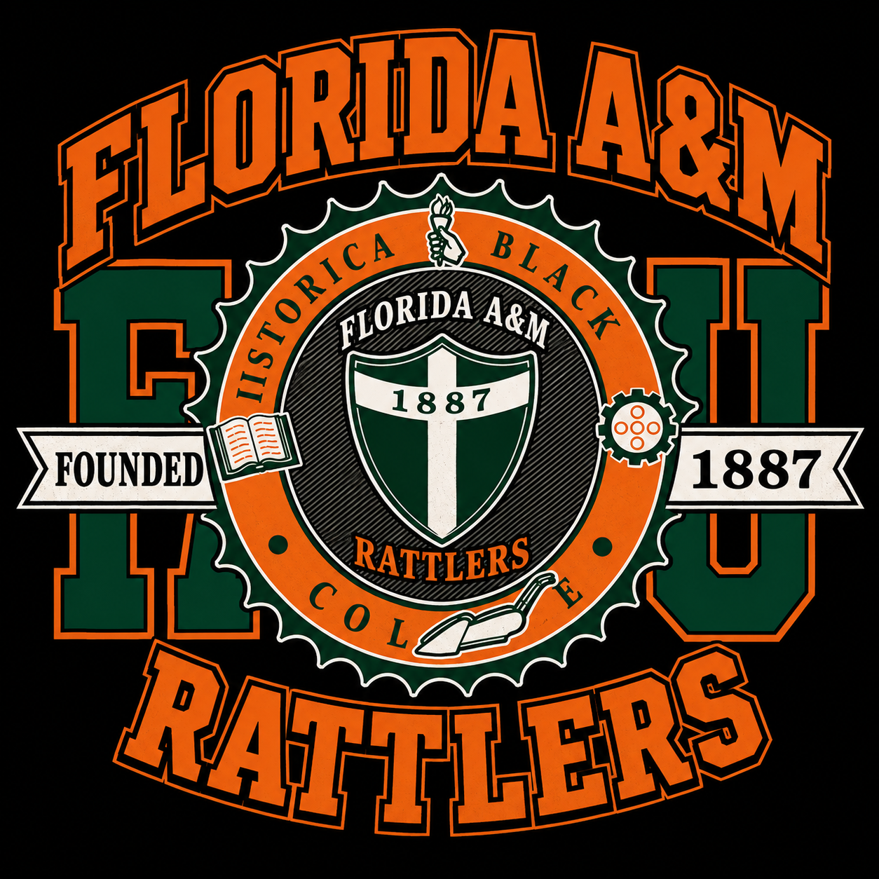 "FAMU Crest" Women's T-shirt