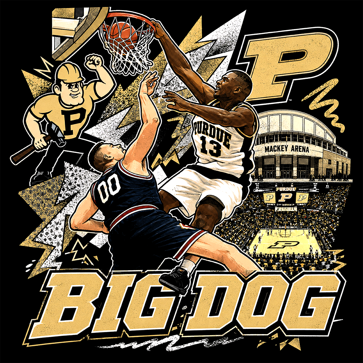 "Big Dog Purdue" T-shirt