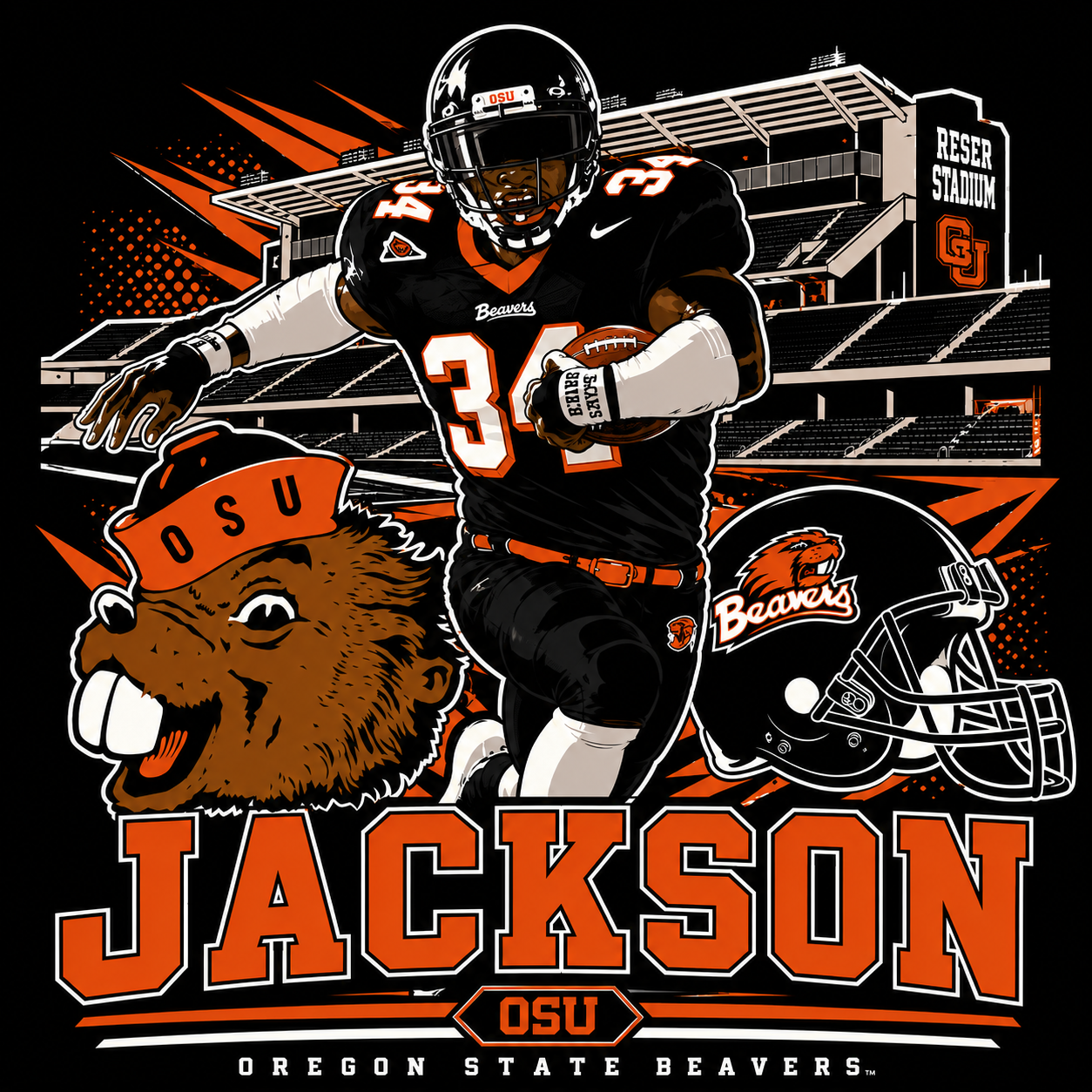 "Jackson OSU" T-shirt