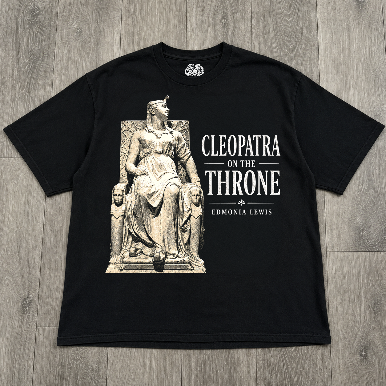 "Cleopatra on the Throne Edmonia Lewis" T-shirt