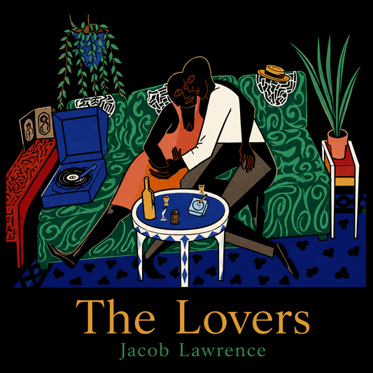 "The Lovers Jacob Lawrence" T-shirt