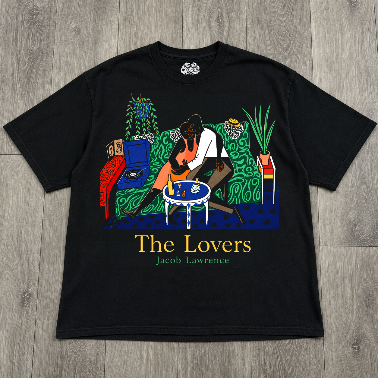 "The Lovers Jacob Lawrence" T-shirt