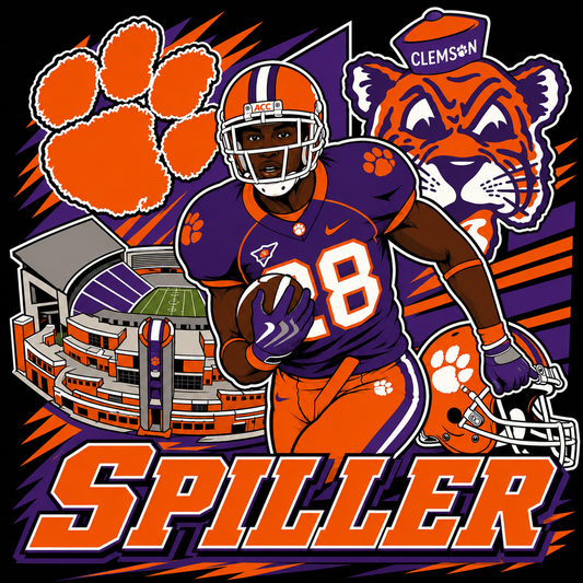 "Spiller Clemson" T-shirt
