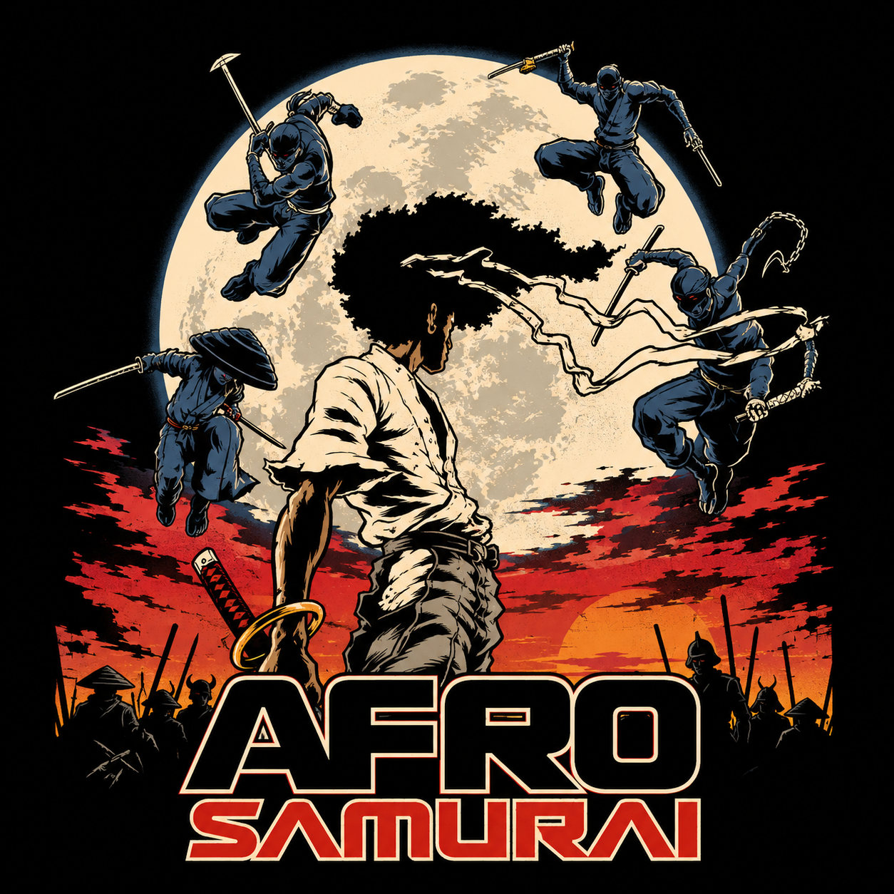 "Afro Samurai" T-shirt