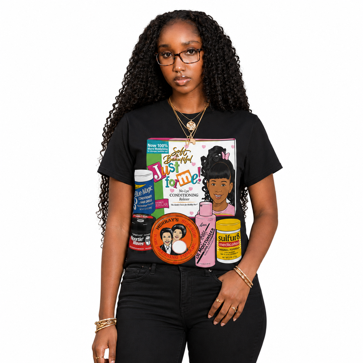 "Blk Hair" T-shirt