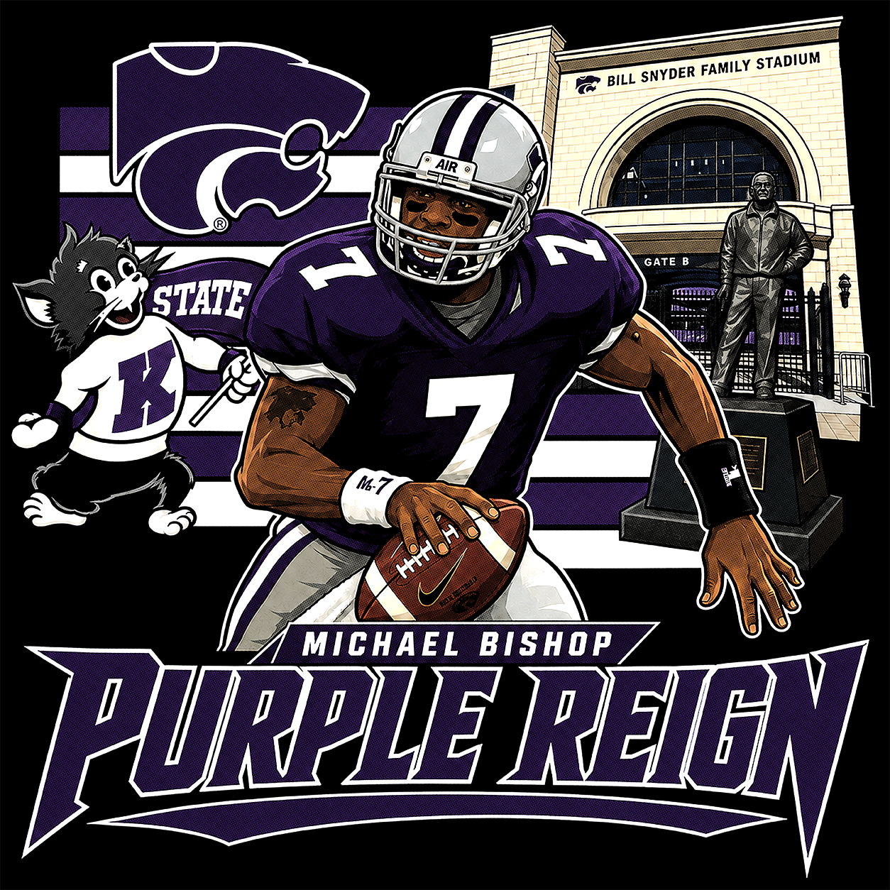 "M.Bishop KSU" T-shirt