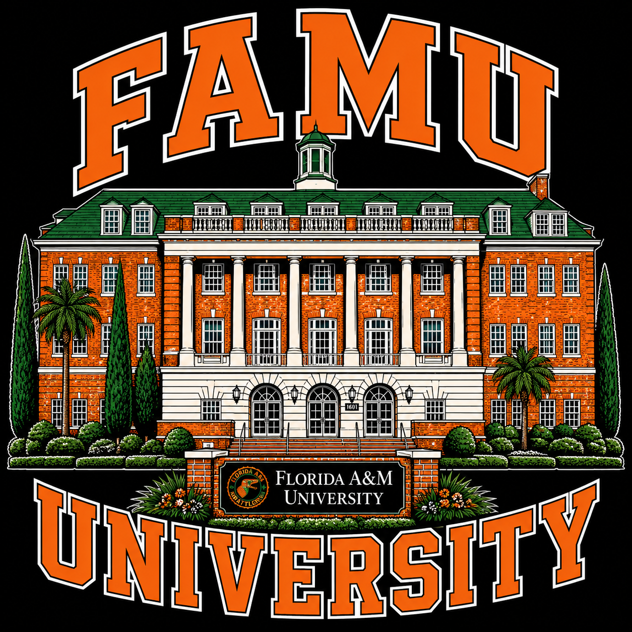 "FAMU landmark"T-shirt
