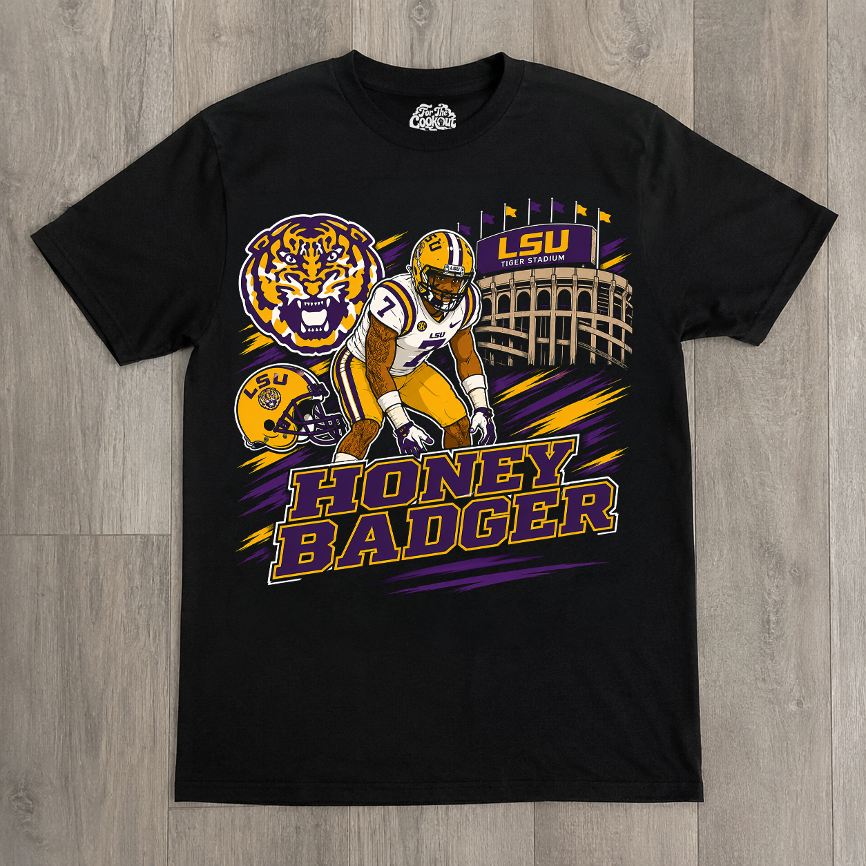 "LSU Honey Badger"T-shirt