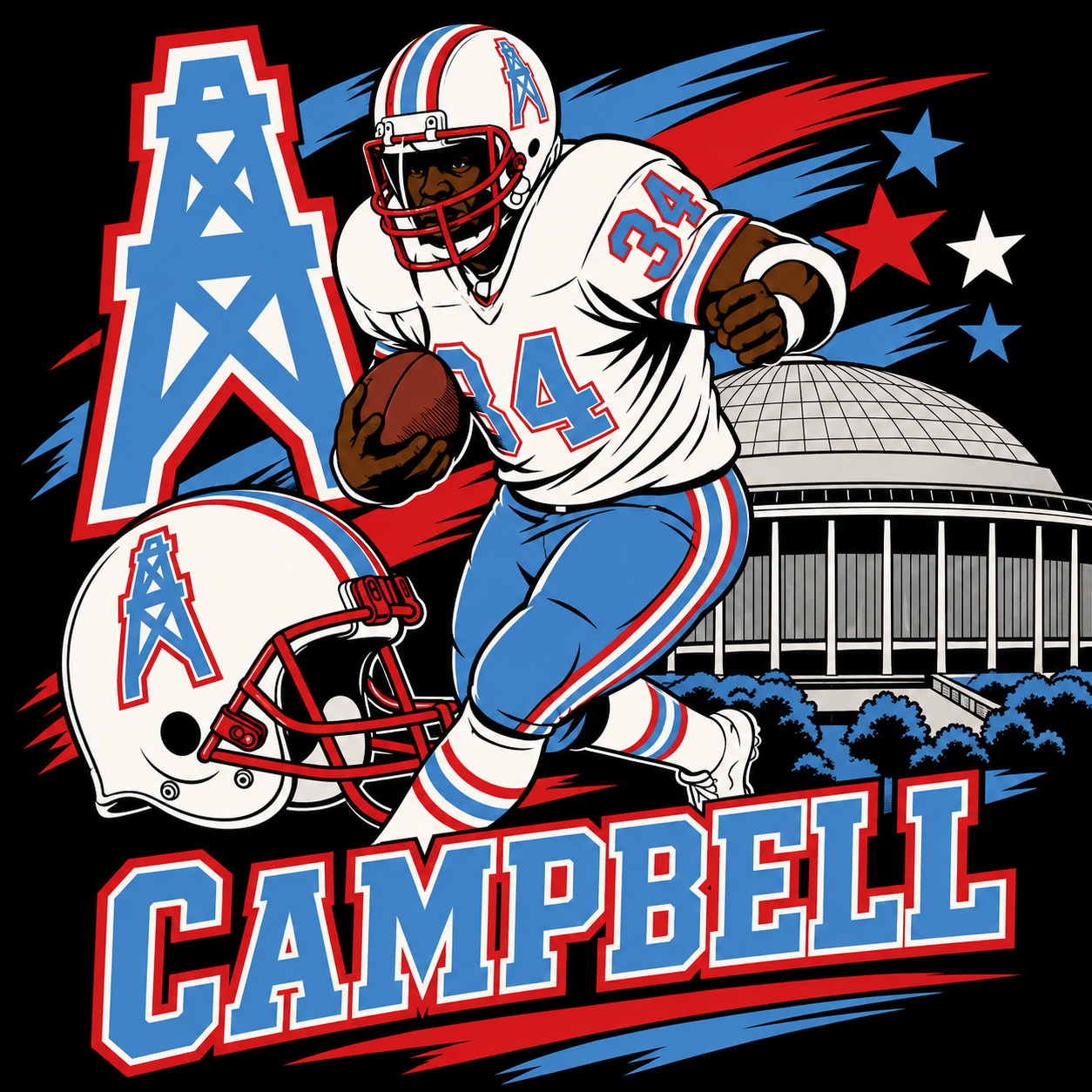 "Campbell Oilers" T-shirt