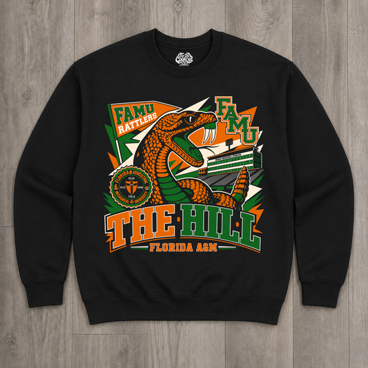 "FAMU The HILL" Crewneck Sweatshirt