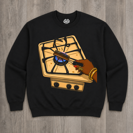 "Hot Comb" Crewneck Sweatshirt