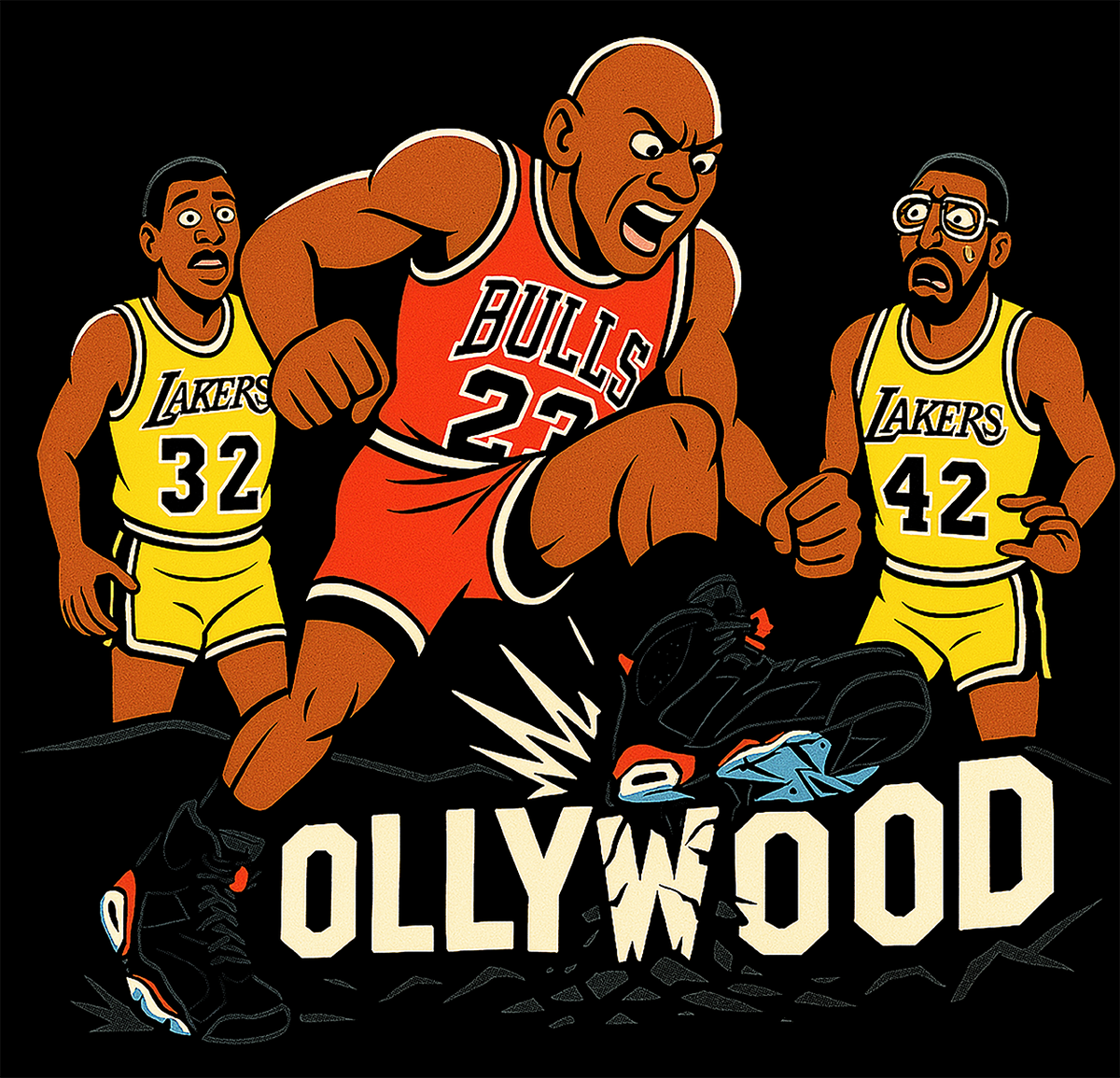 "Jordan takes Hollywood" Crewneck Sweatshirt