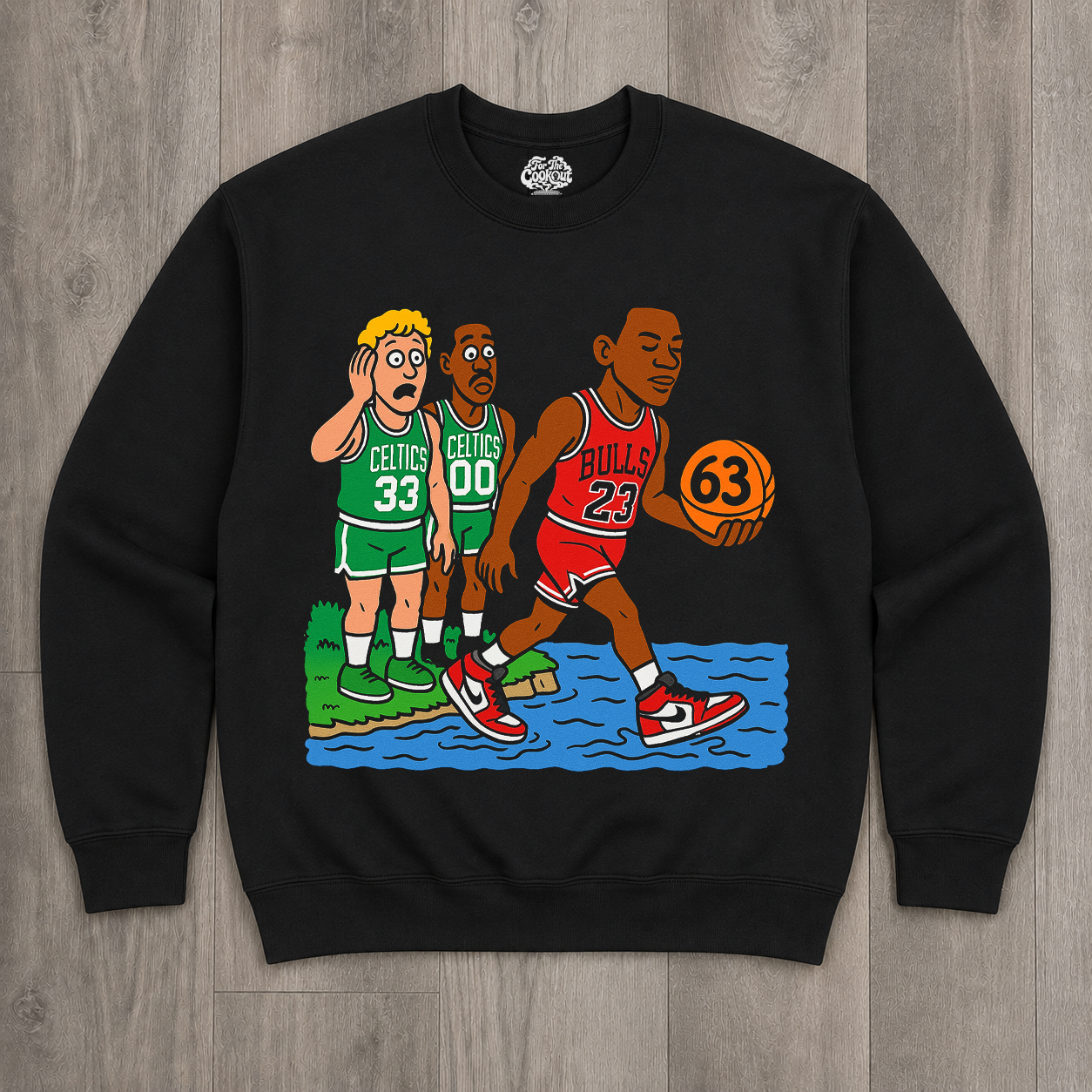 "Jordan Walks on Water" Crewneck Sweatshirt