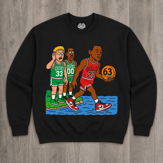 "Jordan Walks on Water" Crewneck Sweatshirt