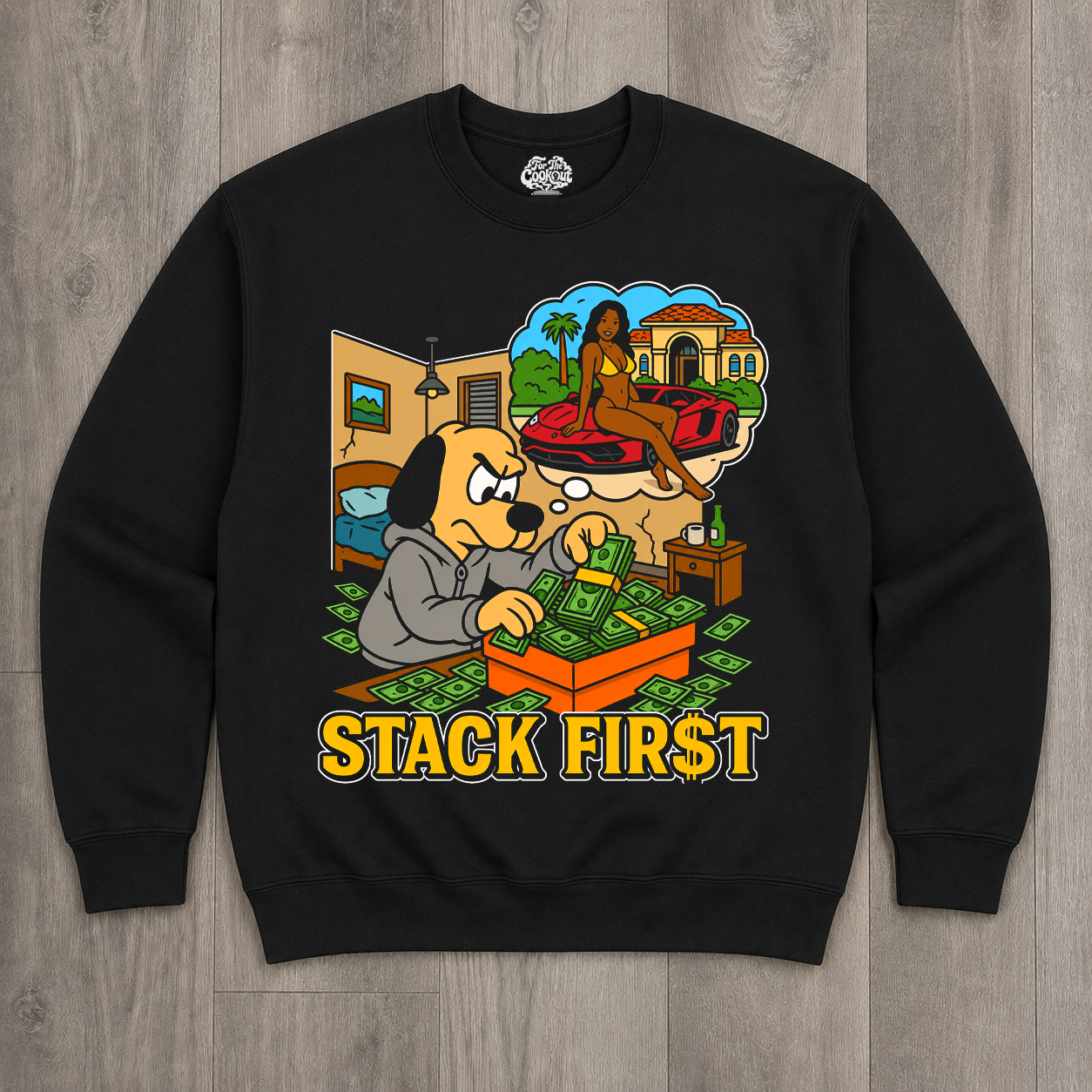 "Stack First" Crewneck Sweatshirt