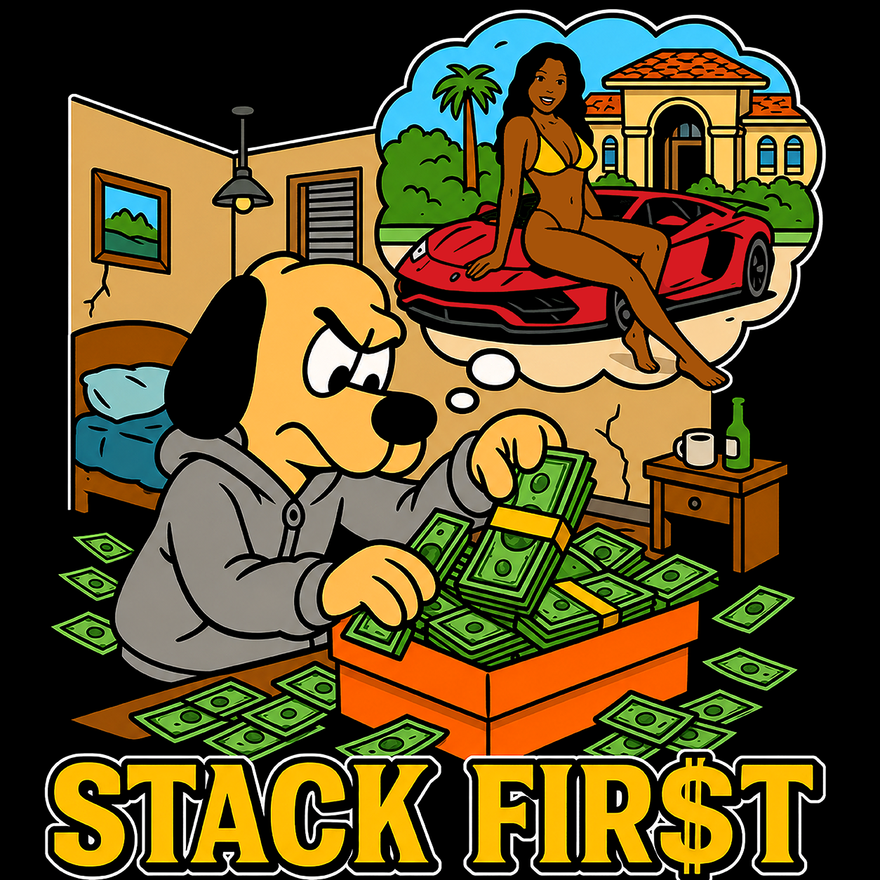 "Stack First" Crewneck Sweatshirt